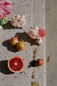 Fruit & Shells Arrangement
