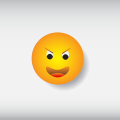 Yellow smiley face cat or happy emotion at work, on paper cup and papers. Happy work day concept