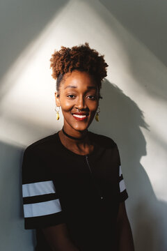 A portrait of a beautiful african american woman