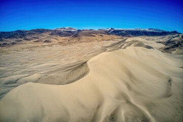 Aerial View of Nevada's famous Sand Mountain