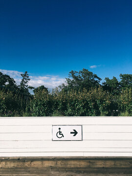 Disabled sign