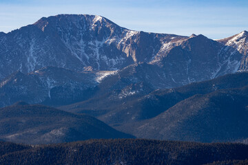 Pikes Peak in Springtime