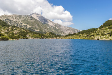 Fish Banderitsa lake at Pirin Mountain, Bulgaria