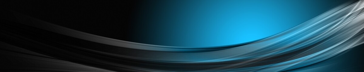 Abstract elegant wave panorama design with space for your text