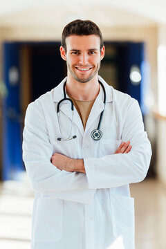 Young smiling doctor