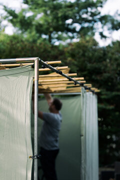 Sukkot: Focus On Poles To Hold Up Roof Of Sukkah