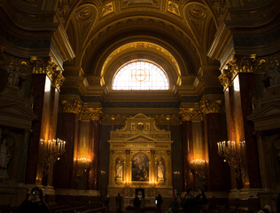 Naklejka premium interior of saint stephen