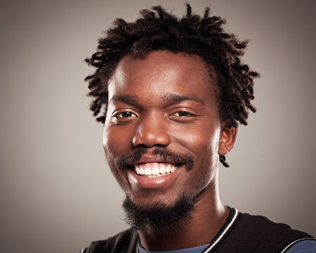 African-American Man Smiling