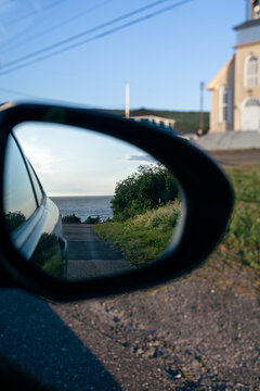 Ocean in the Sideview Mirror