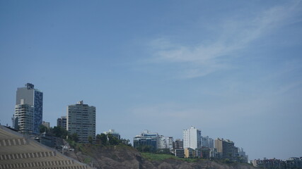 Fototapeta na wymiar Lima skyline