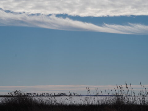 Winter Clouds Over Chesapeake Bay