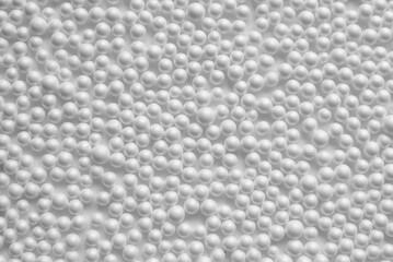 Abstract White Styrofoam Bubbles Background