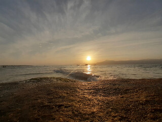 Fototapeta premium sunset on the beach