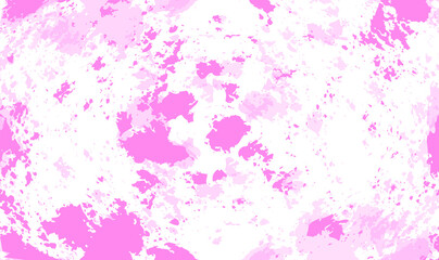 Vector abstract background texture brush stroke hand painted with acrylic paint, pink on white. Splatter watercolor pink hand drawn paper grain texture vector banner for design.Vector EPS10