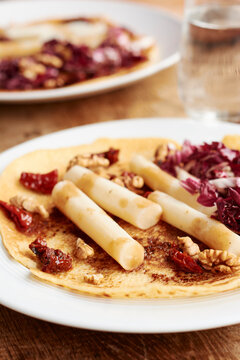 Black salsify pancake
