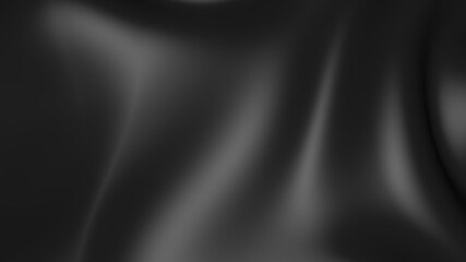 Black 3D dynamic abstract light and shadow artistic wave futuristic texture pattern background