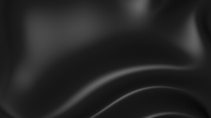 Black 3D dynamic abstract light and shadow artistic wave futuristic texture pattern background