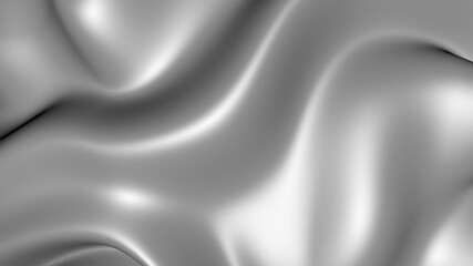 Gray 3D dynamic abstract light and shadow artistic wave futuristic texture pattern background