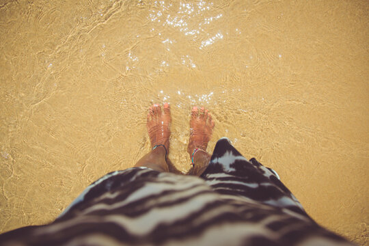 Feet in Water