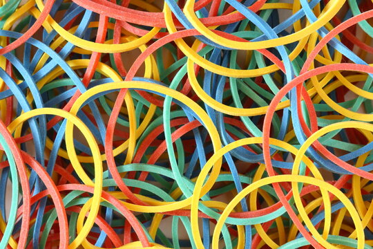 Office money rubber bands