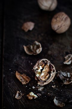 Crushed walnuts