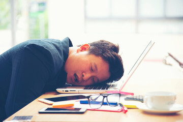 Virus Covid 19 People Crisis who Recession, Stress, lose job. Despair office People Stressful in corona covid-19 epidemic crisis