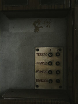 Interphone on a old building.