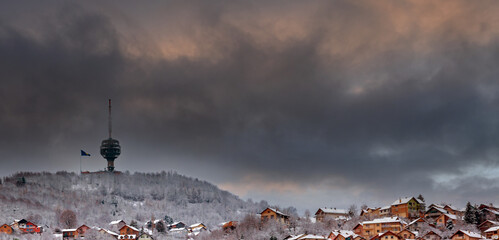 Hum is very known Hill in Sarajevo, Bosnia and Herzegovina