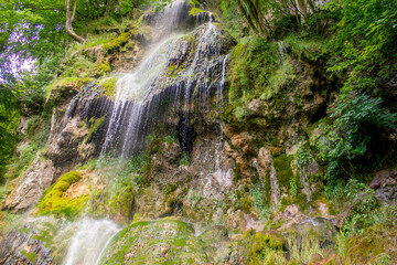 waterfall in the mountains of Bad Urach