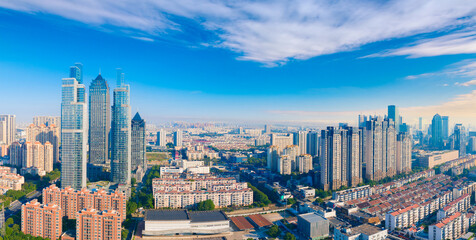 Obraz premium Urban scenery of Suzhou, Jiangsu Province, China