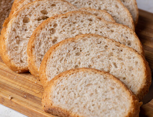 A sandwich cut in half High quality photo