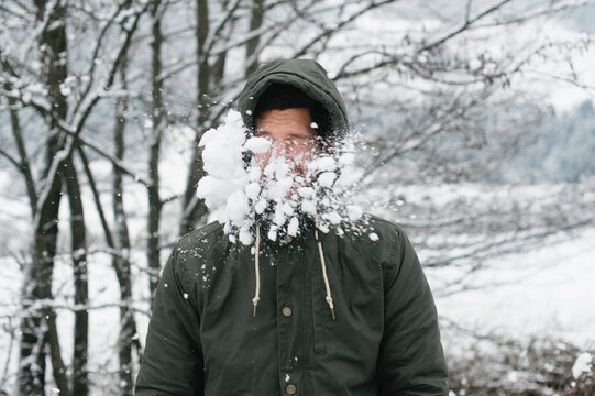 Snowball in the face