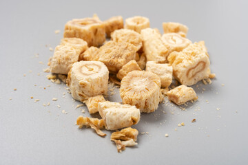 side view herb medicine BeiShaShen or Glehniae Radix or Coastal Glehnia Root