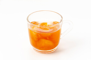 金柑甘露煮のお湯割り
