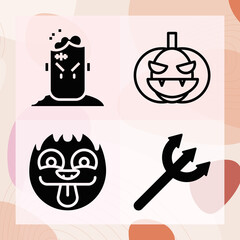 Simple set of empress related filled icons