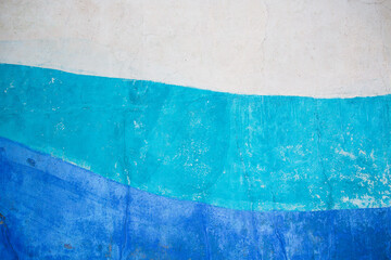 Colored mottled walls