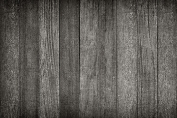 Fototapeta premium Dark wooden wall texture background or black wood
