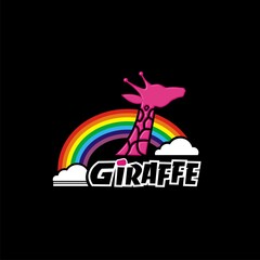 Giraffe vector design illustration for tshirt design and other