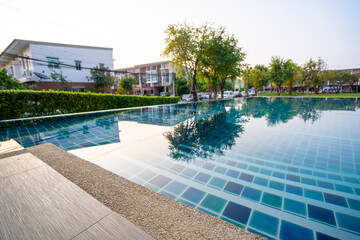 swimming pool in hotel