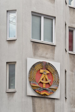 Communist symbol in the streets of berlin