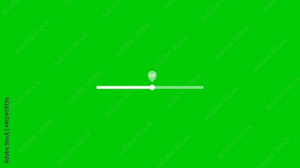 Poster Loading bar animation on green screen background. Animated green screen background