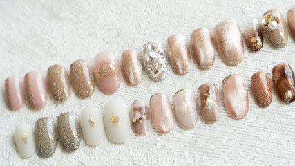 ネイルチップ/ジェルネイル/nail tip sample