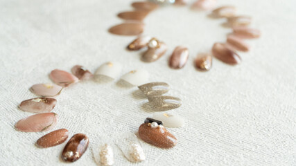 ネイルチップ/ジェルネイル/nail tip sample