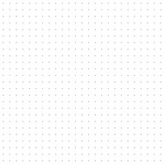 Grid paper. Dotted grid on white background. Abstract dotted transparent illustration with dots. White geometric pattern for school, copybooks, notebooks, diary, notes, banners, print, books.