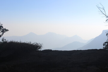Obraz premium landscape with fog