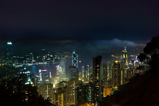 Hong Kong Night Skyline