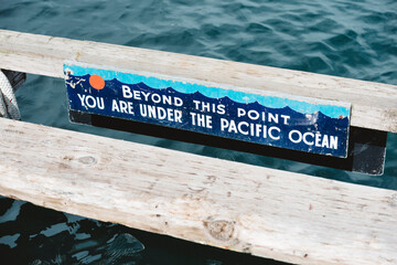 Entering The Pacific Ocean