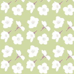 桜・シームレスパターン03