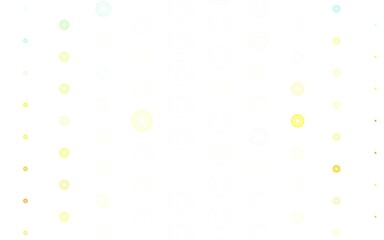 Light Multicolor vector layout with circle shapes.