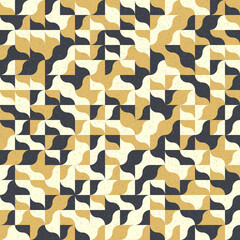 Naklejka premium Abstract Geometric Pattern generative computational art illustration